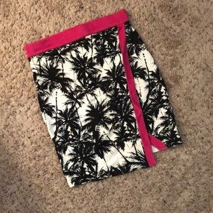 INC Tropical Print Skirt